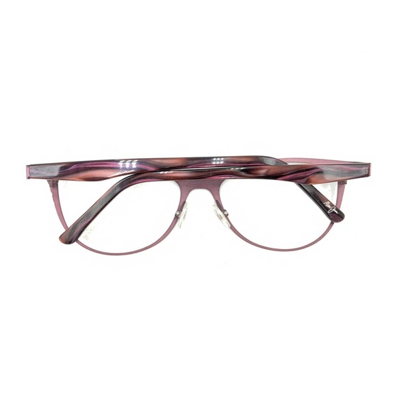 Maui Jim MJO 2105-89M Matte Dark Red Burgundy Eyeglasses Frames 53-18 135 Italy - Picture 11 of 12